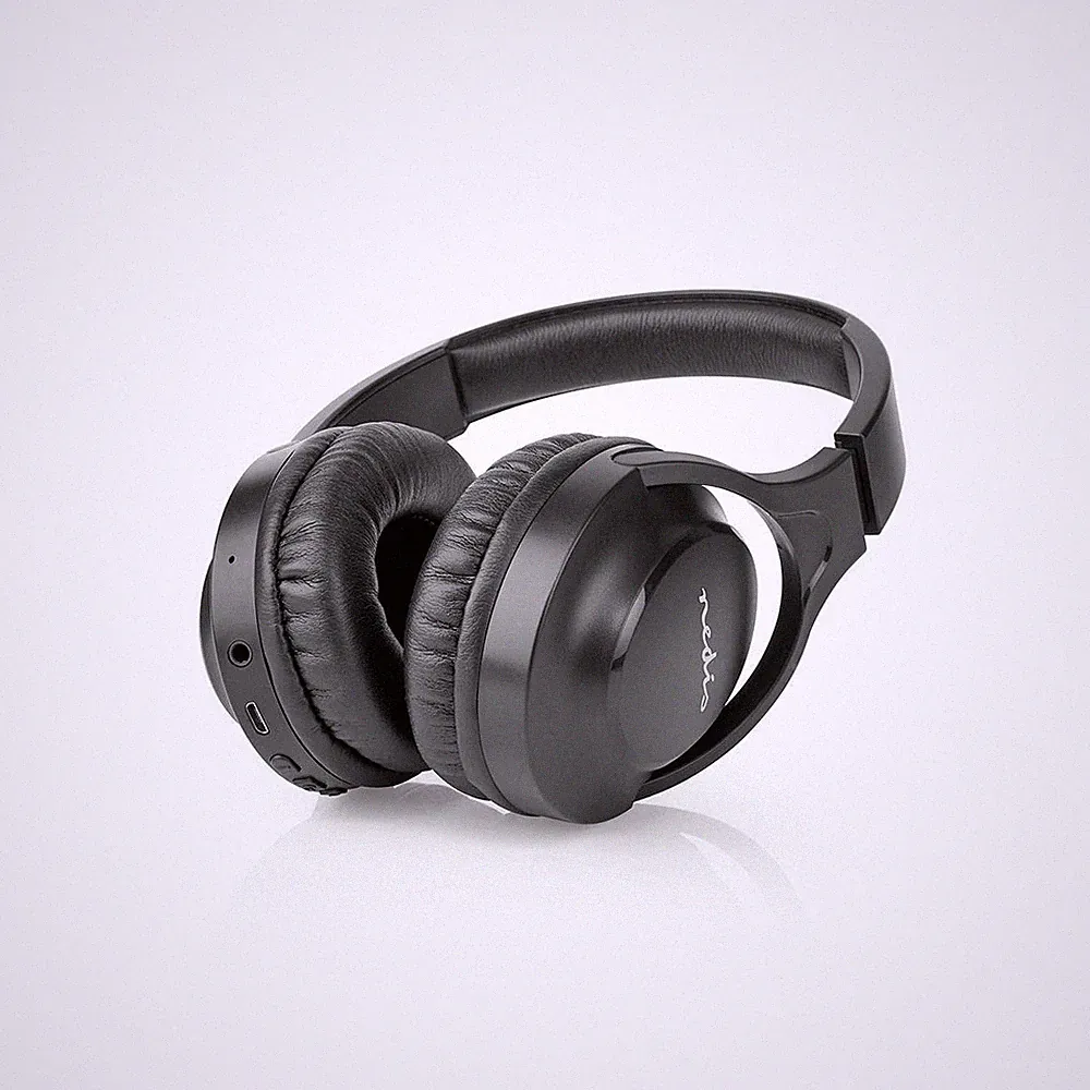 Kopfhörer Over-Ear kabellos mit Mikrofon Bluetooth 5.0 schwarz Micro USB faltbar