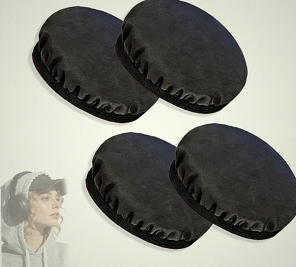Kopfhörer Schutzüberzug Strickstoff 6-8.5cm Waschbar Dehnbar Komfortabel Alltag