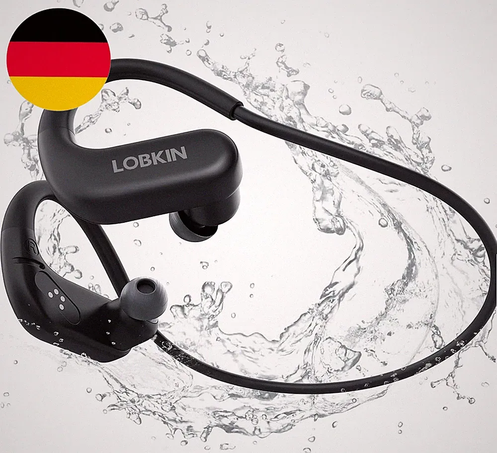 Kopfhörer Schwimmen, in Ear Knochenschall Kopfhörer Bluetooth 5.4,IPX8 Unterwass