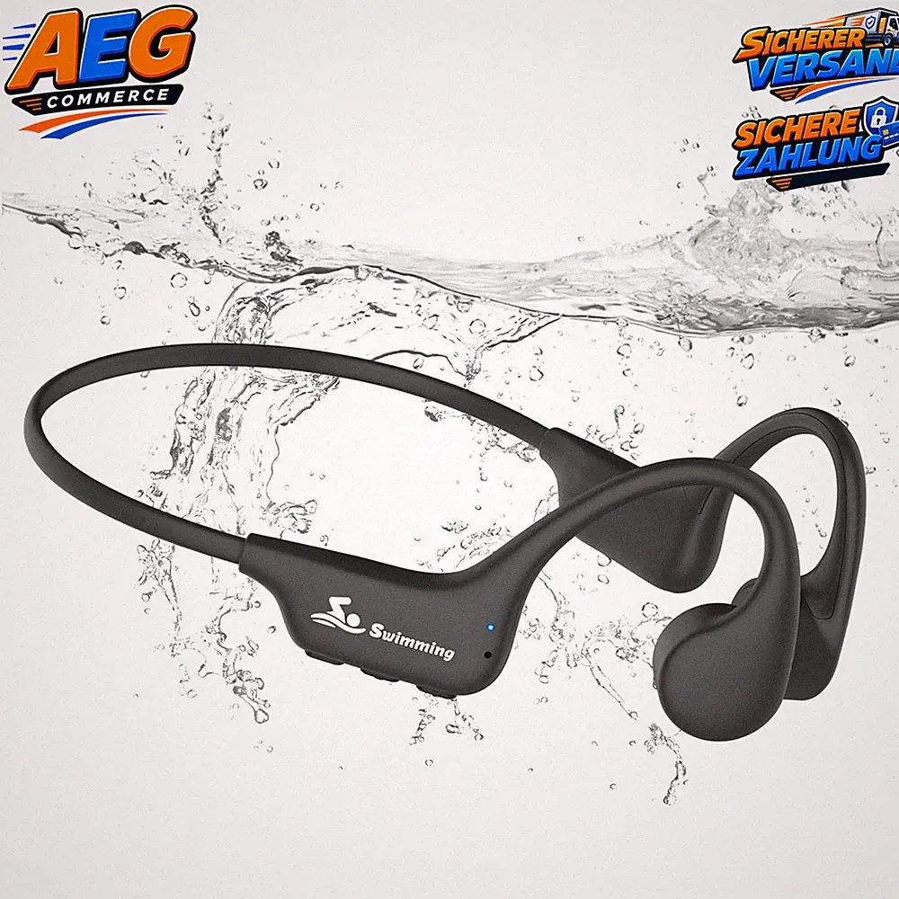Kopfhörer Schwimmen IPX8 Wasserdicht für Unterwasser Nutzung Sport Fitness