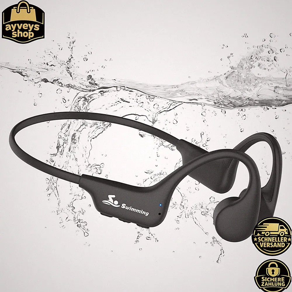 Kopfhörer Schwimmen IPX8 Wasserdicht für Unterwasser Nutzung Sport Fitness