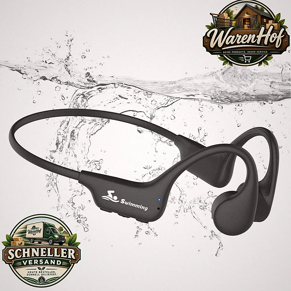 Kopfhörer Schwimmen IPX8 Wasserdicht für Unterwasser Nutzung Sport Freizeit