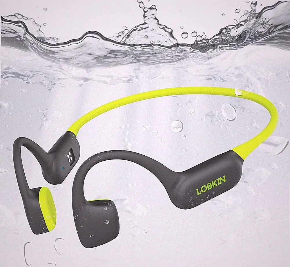 Kopfhörer Schwimmen IPX8 Wasserdicht Knochenschall Bluetooth 5.4 32GB MP3