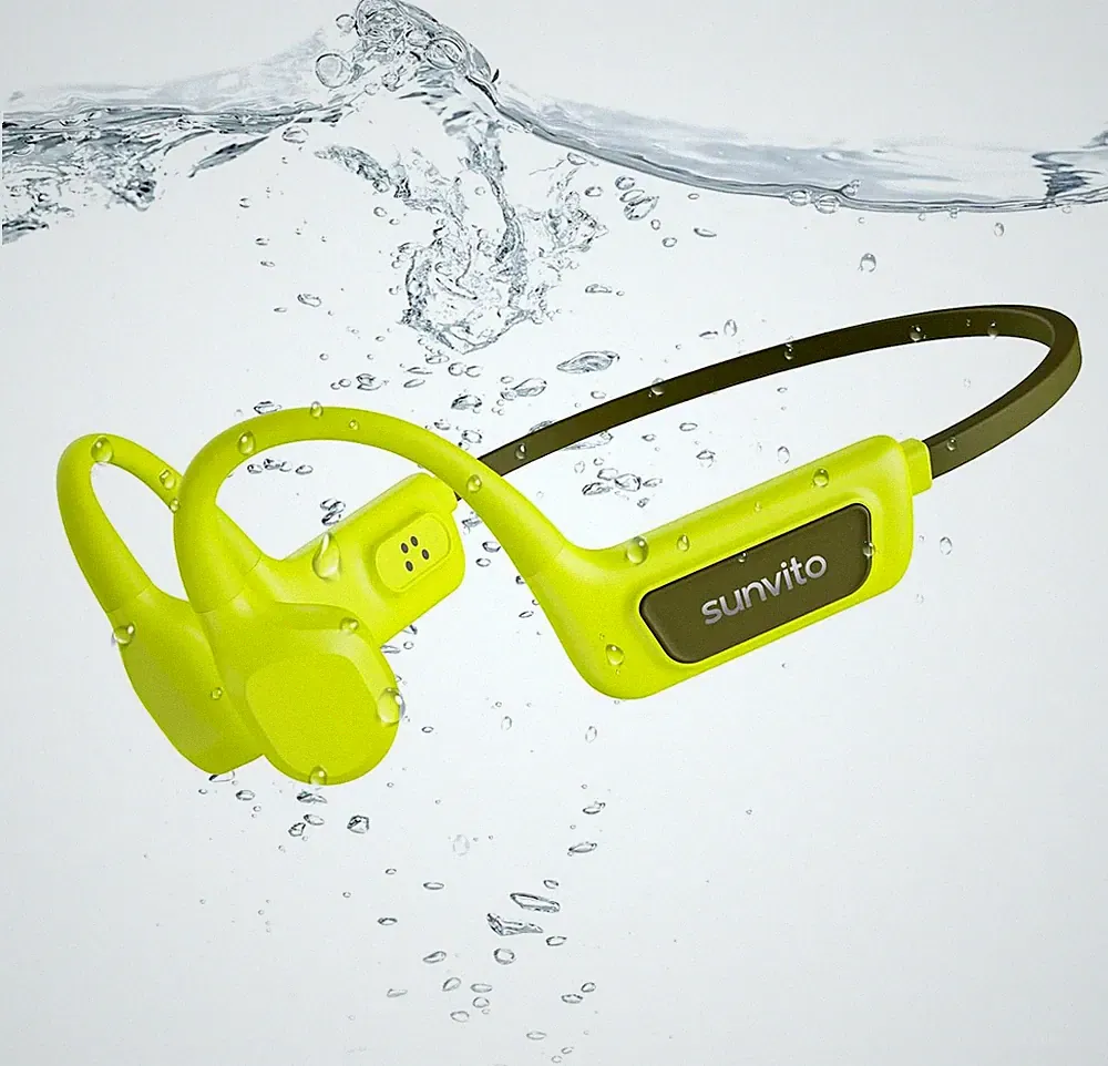 Kopfhörer Schwimmen, Knochenschall Kopfhörer Bluetooth 6.0, IP68 W