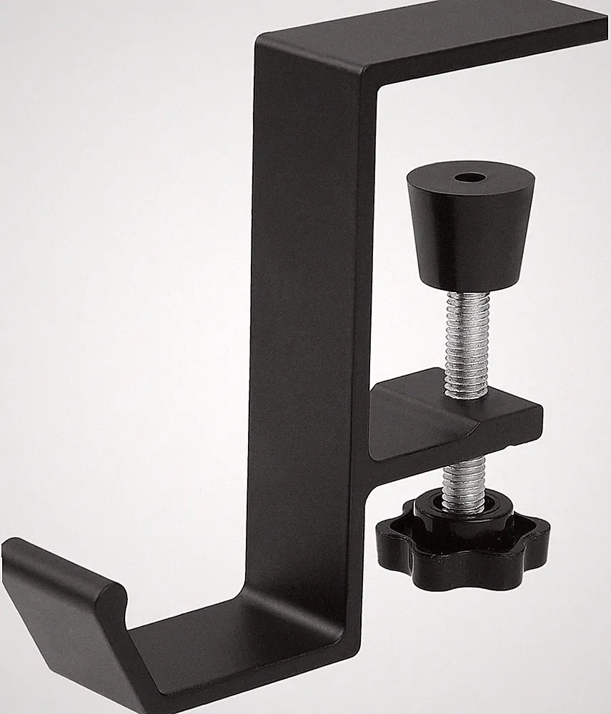 Kopfhörer Ständer Aluminiumlegierung Einlagiger Haken Schwarz 52g