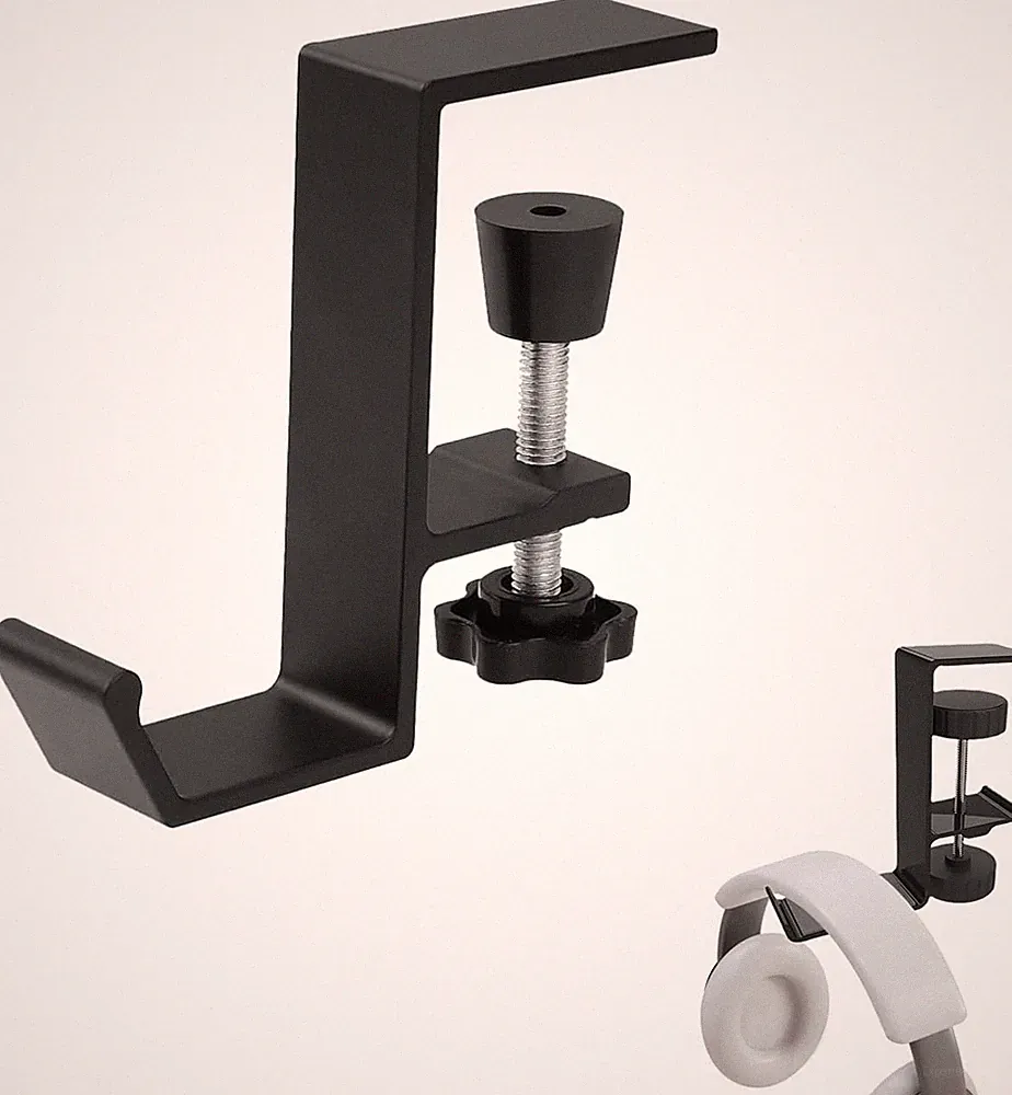 Kopfhörer Ständer,Game Headset Halterung Tisch Kopfhörer Halterung | Schwarz,Ver