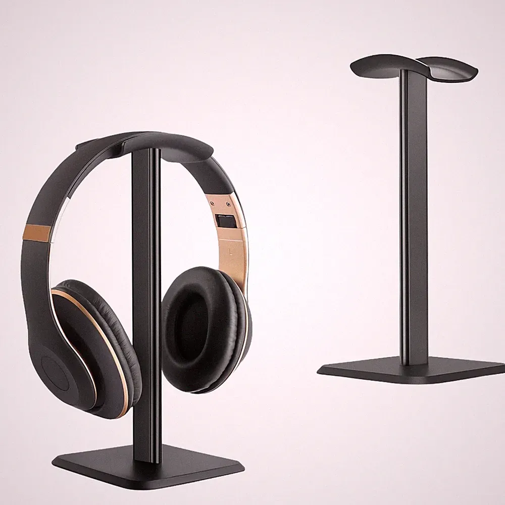 Kopfhörer Ständer Halterung für Gaming Headset TPU Silikon Schwarz