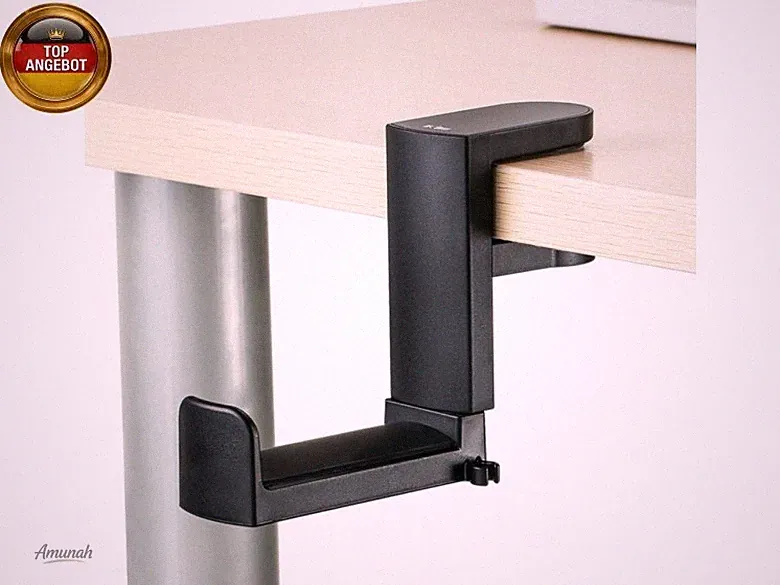 Kopfhörer Ständer Kopfhörerhalter mit 360° drehbarem Headset Halterung Halter, H