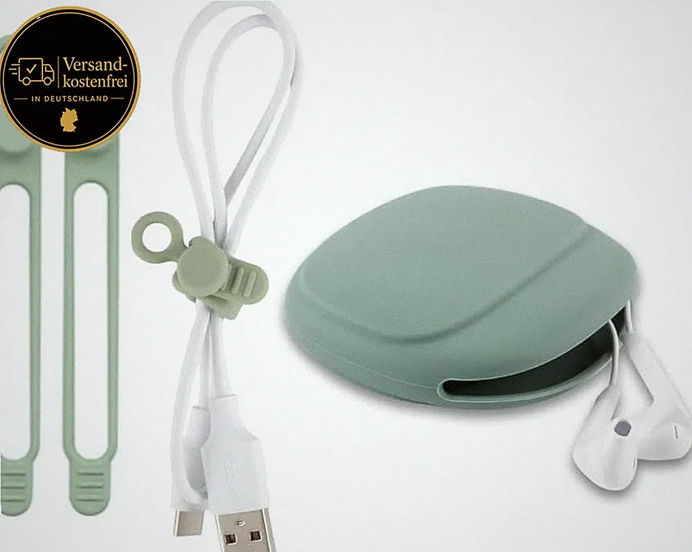 Kopfhörer Tasche Organizer für Kabel & Zubehör, kompakt, langlebig, flexibel