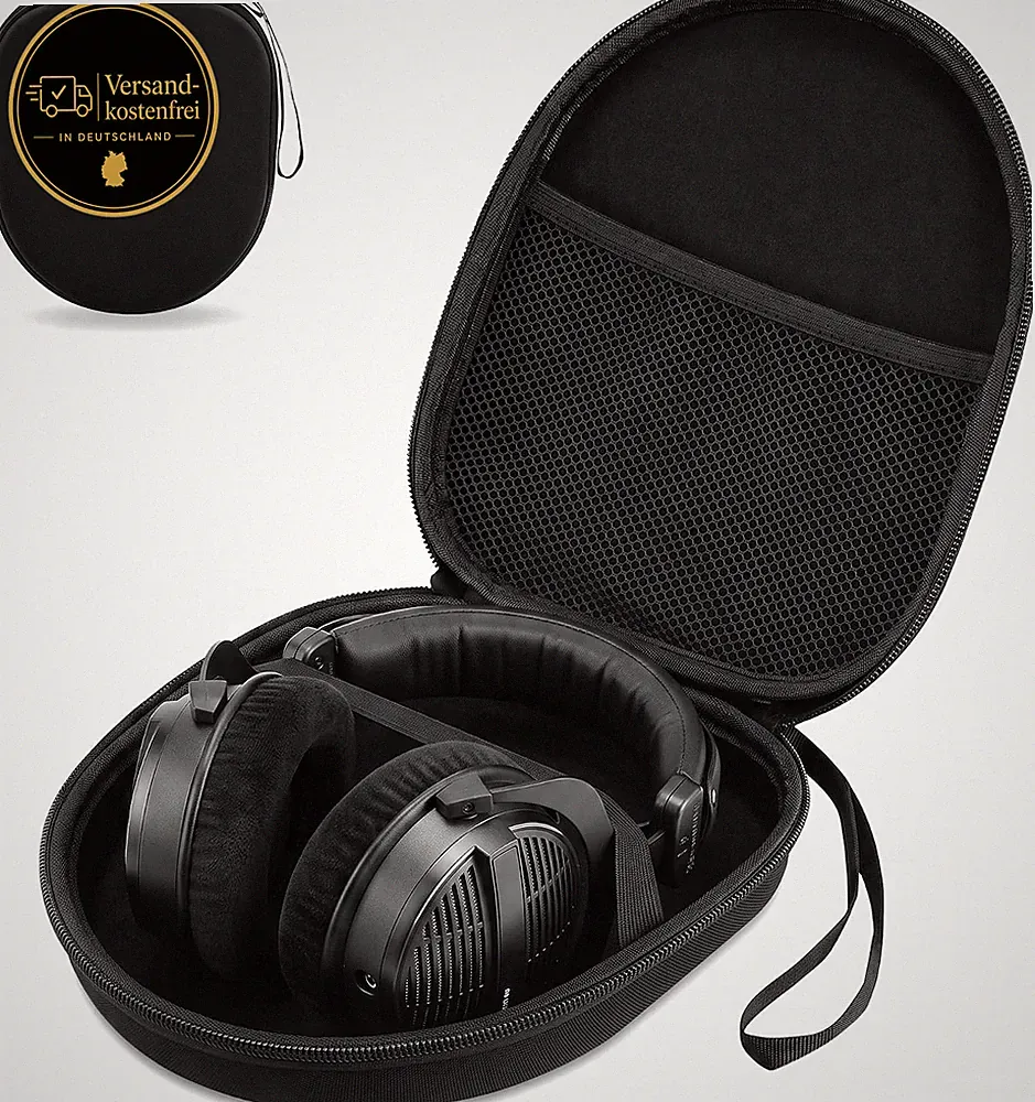 Kopfhörer Tasche wasserfest stoßfest Schutzhülle für Over-Ear & In-Ear Modelle
