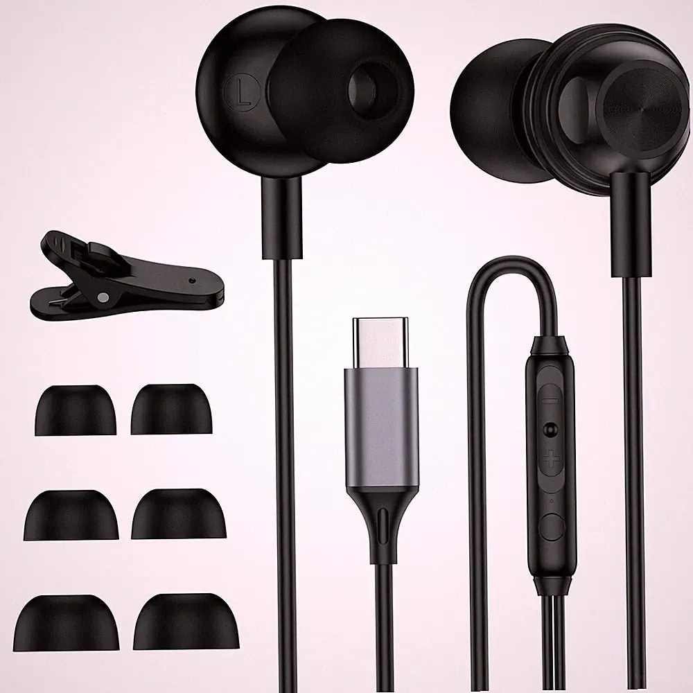 Kopfhörer USB C mit Kabel für Samsung Galaxy S26/S25/S24/S23/S22/S21/S20/A57/A17