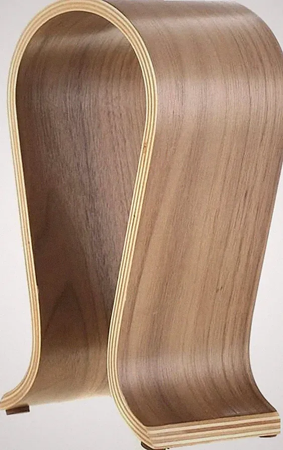 Kopfhörerhalter Holz, Kopfhörer Ständer, Kopfhörer Halter, U Form, Walnussholz