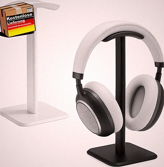 Kopfhörerhalterung 2er Set universal rutschfest für Over-Ear Schreibtischorganis