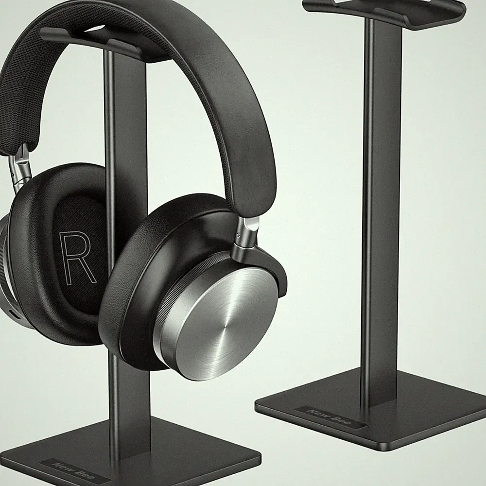 Kopfhörerständer Aluminium universal Schwarz für Gaming & Headsets