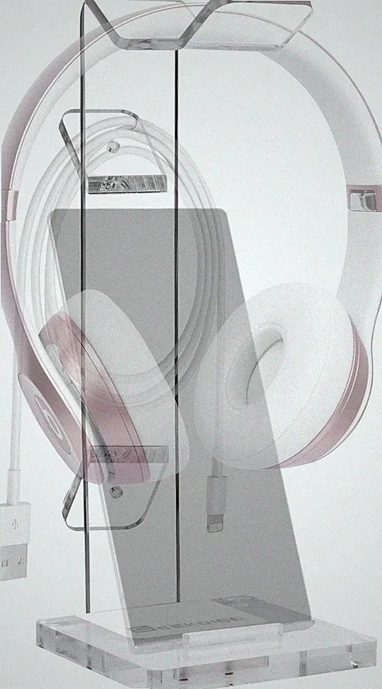 Kopfhörerständer, Gaming-Headset-Halter für Schreibtisch, Kabel-Organizer und Ha