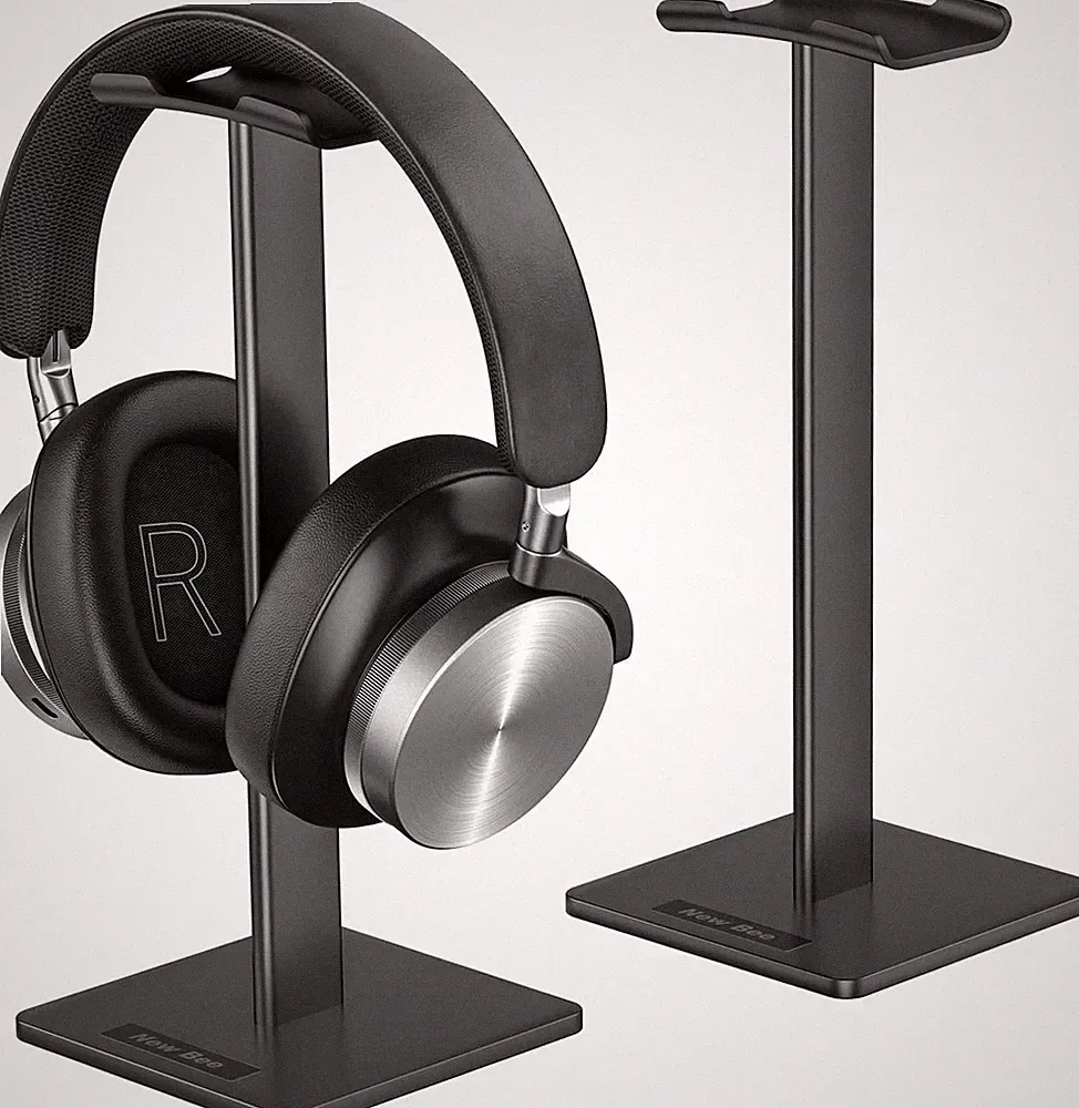 Kopfhörerständer Universal Aluminium Schwarz Gaming