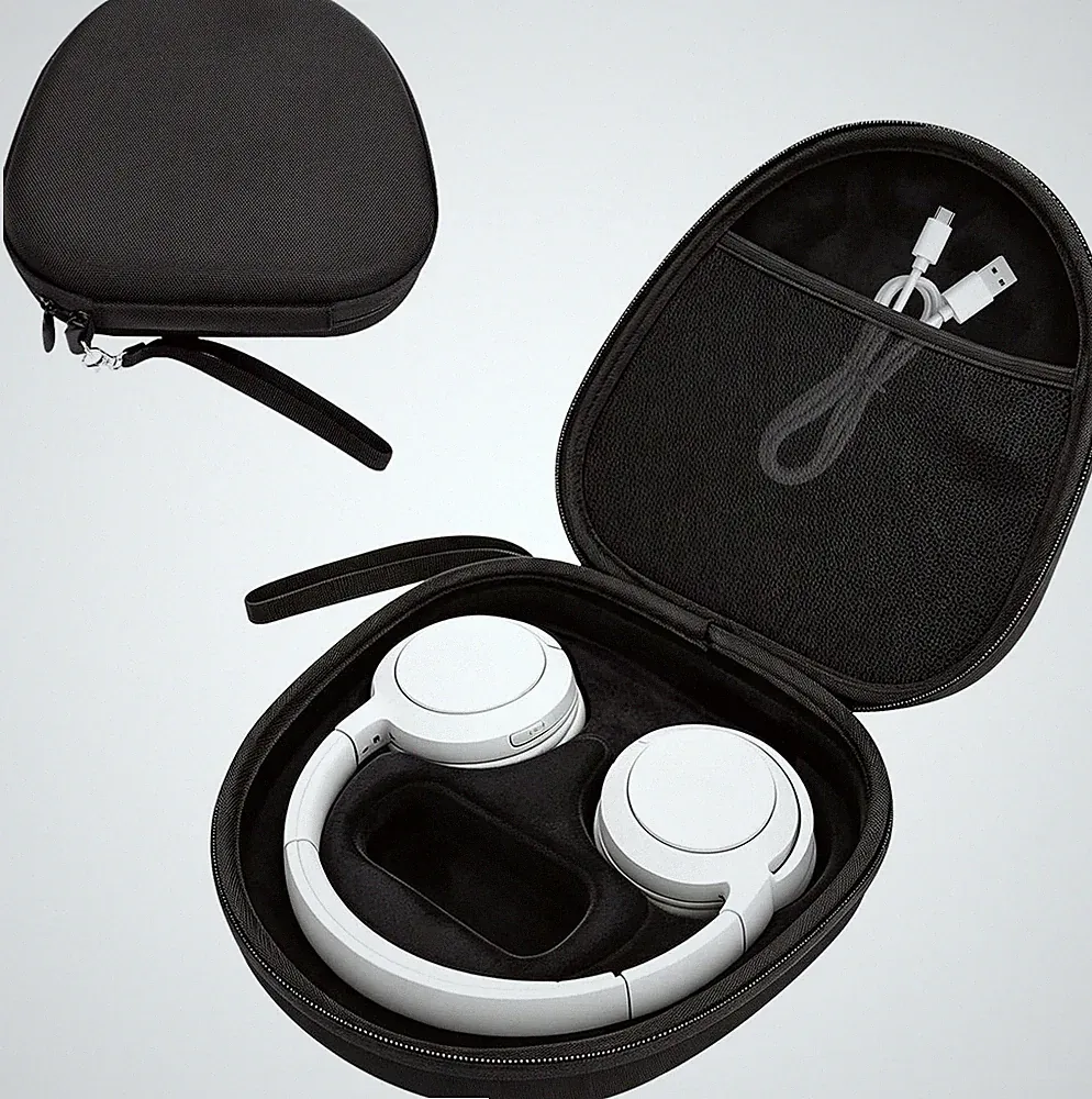 Kopfhörertasche EVA 22x21x6cm Wasserabweisend Tragbar für Over-Ear Kopfhörer