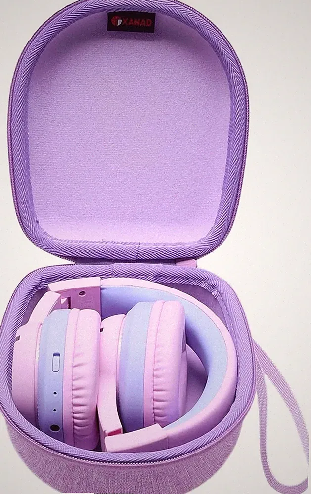 Kopfhörertasche für iClever Bluetooth Kinder Kopfhörer Lila Schutzhülle