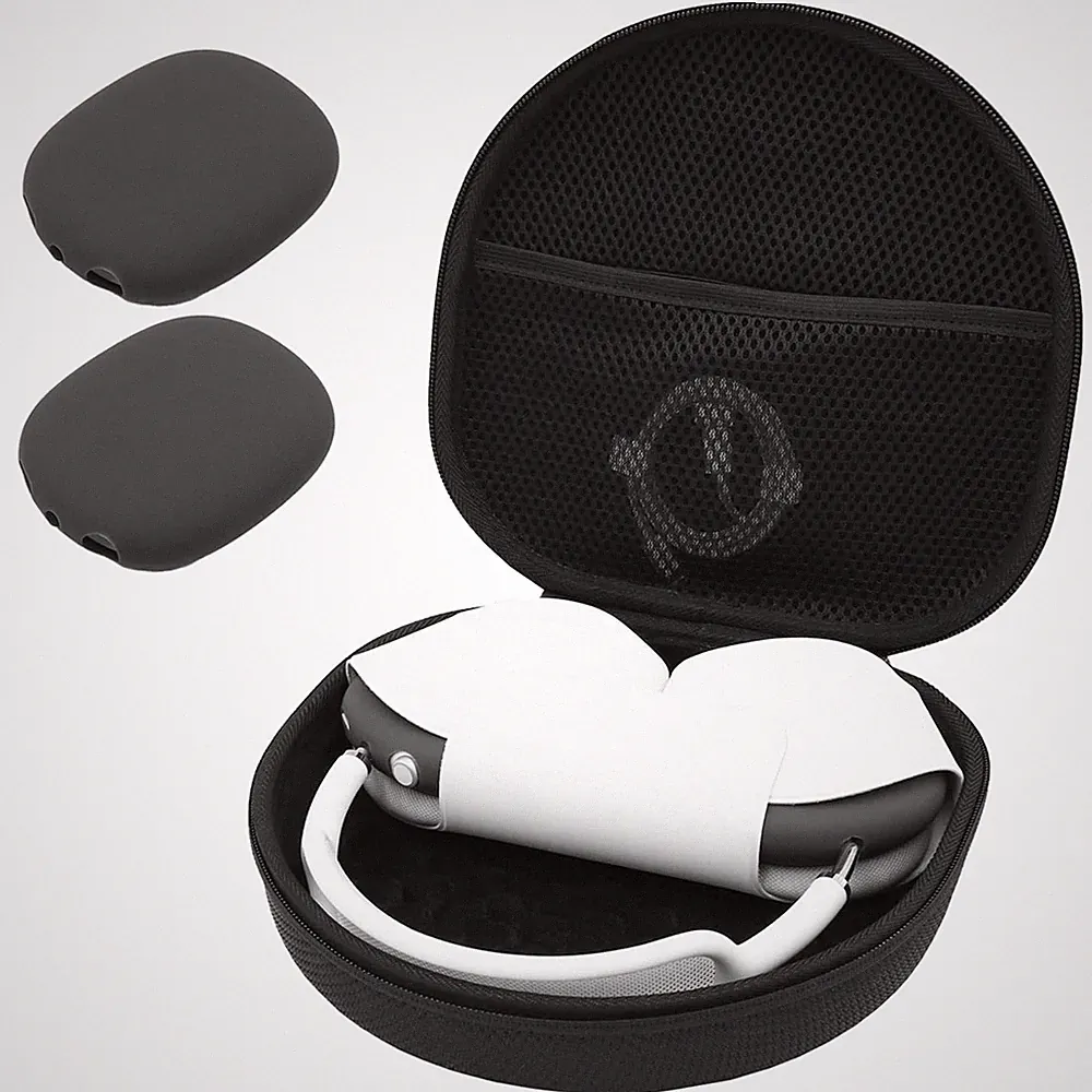Kopfhörertasche Hartschale EVA Hülle für Over Ear Headset Silikon Schutz