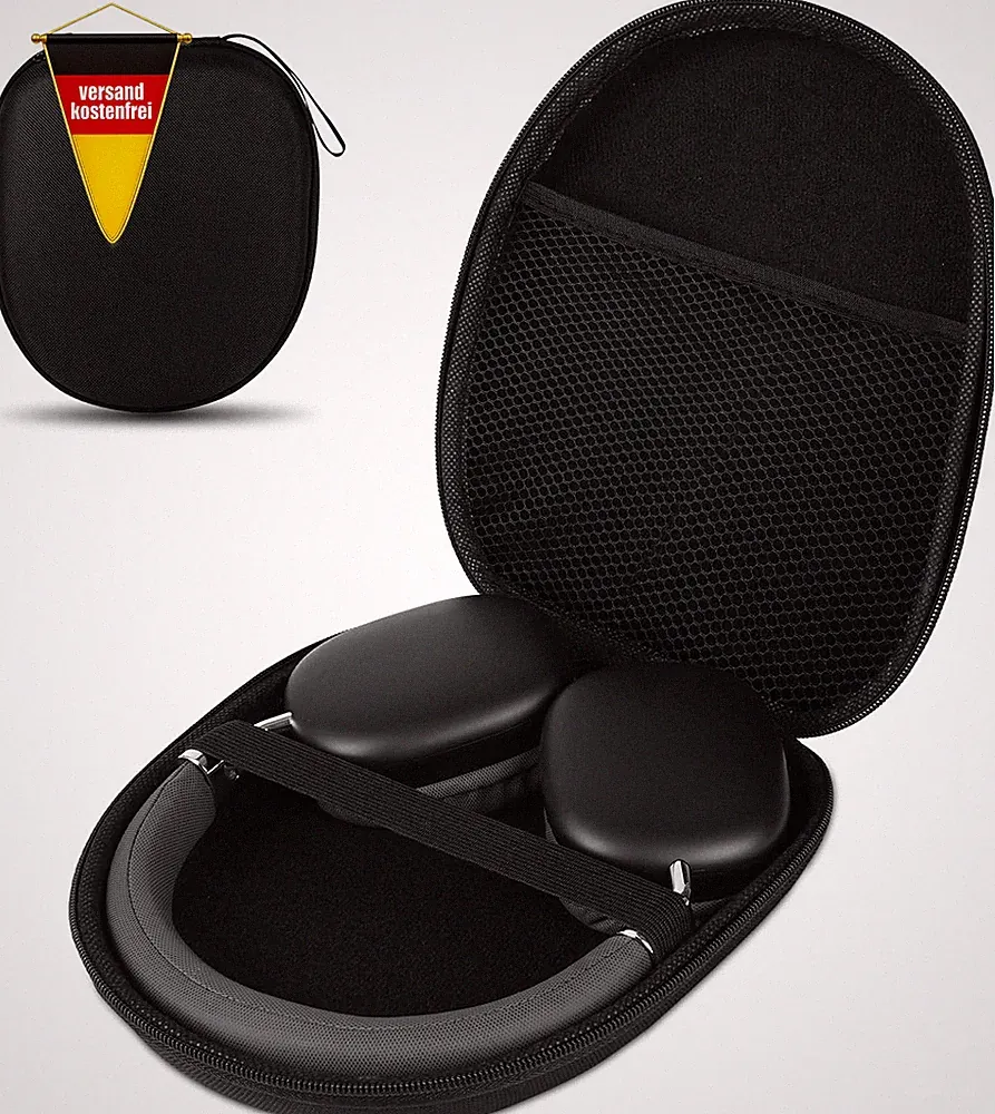 Kopfhörertasche Hartschale für On-Ear Over-Ear Headsets Schutzcase Reise