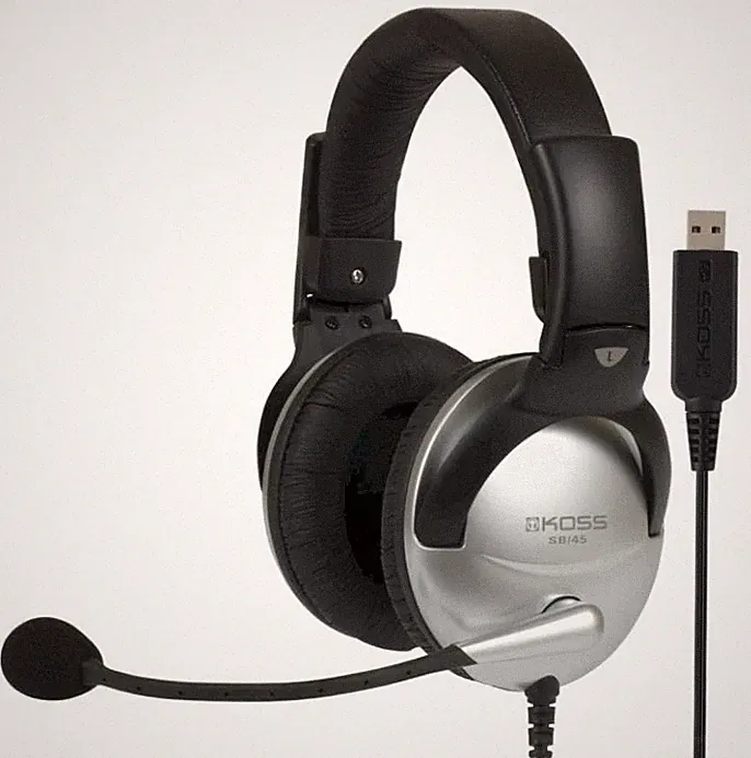 Koss Gaming Kopfhörer SB45 USB kabelgebunden, On-Ear, Mikrofon, USB Typ-A, Noise Can