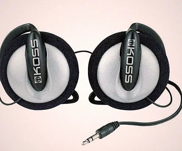 Koss KSC/7 Ohrbügel-Kopfhörer On Ear schwarz/silber ohne Ohrpolster