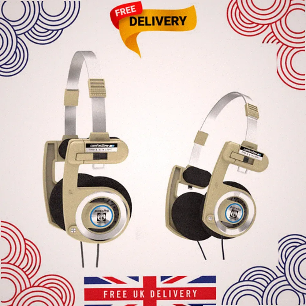 Koss Porta Pro Limited Edition Rhythm Beige Kopfhörer mit Mikrofon
