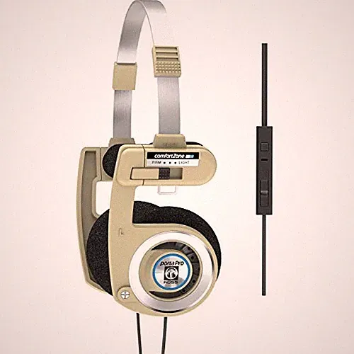 Koss Porta Pro Limited Edition Rhythm Beige On-Ear Kopfhörer mit Tragetasche