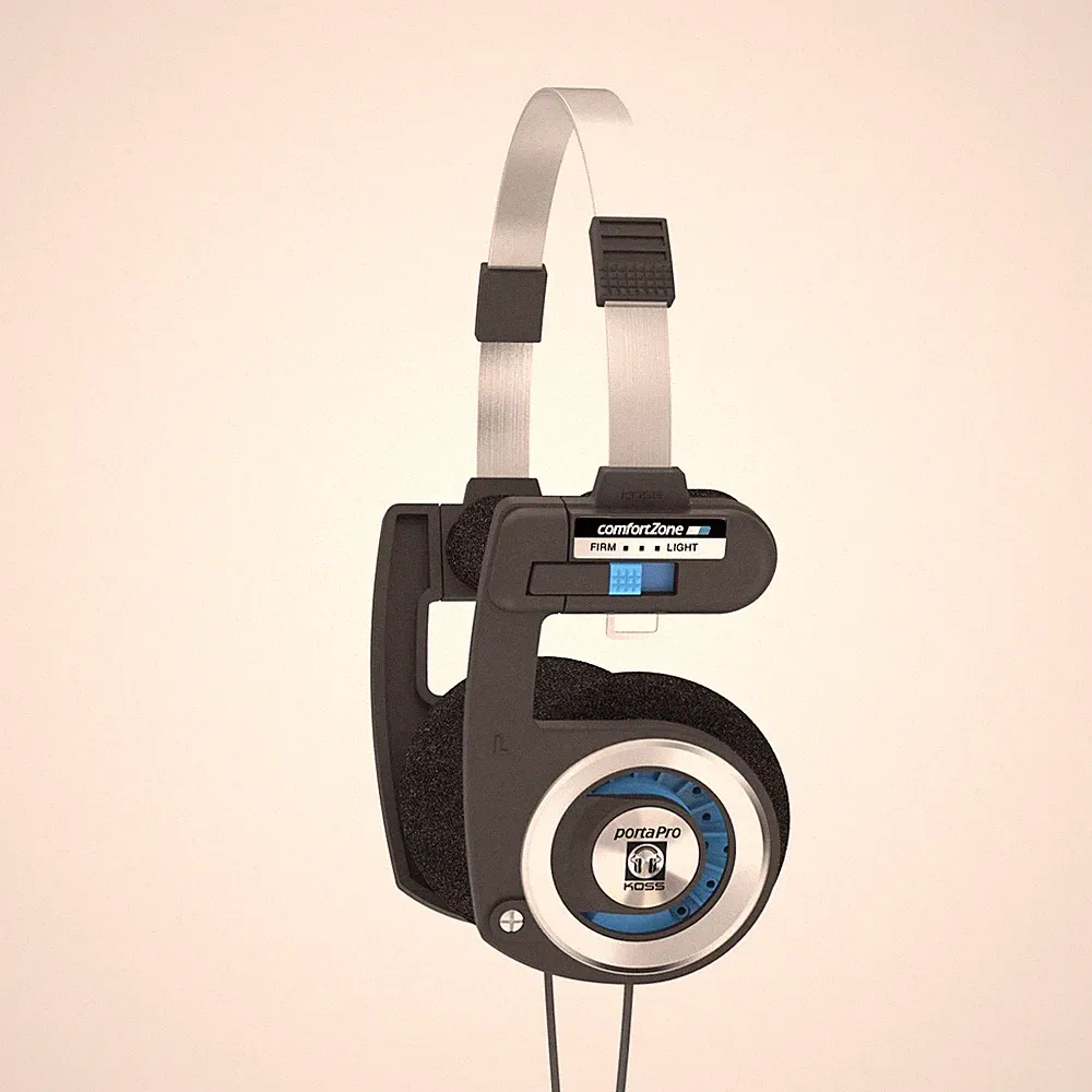 Koss "Porta Pro" On Ear Kopfhörer 5, schwarz/silber