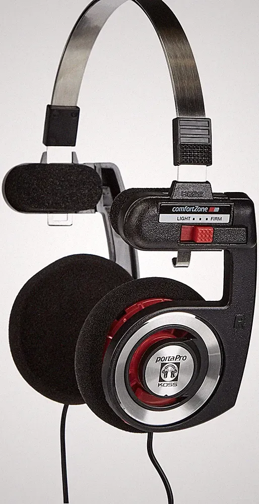 Koss Porta Pro On-Ear Stereo Headphones - Red Hot Red Hot On-ear headphones, Kos