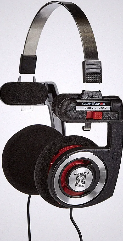 Koss Porta Pro On-Ear Stereo Headphones - Red Hot Red Hot On-ear headphones, Kos
