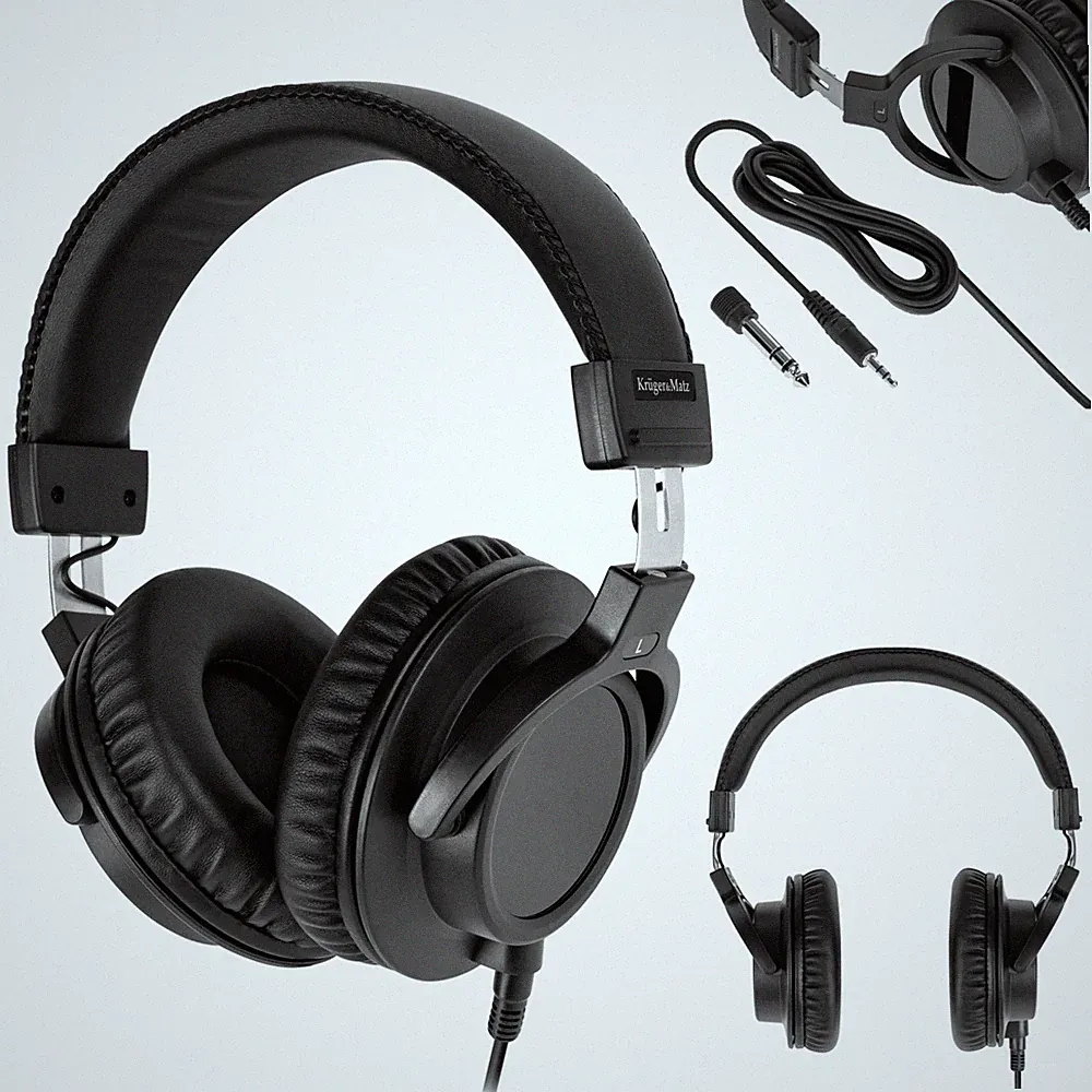 Krüger&Matz Studiokopfhörer DJ-Modell Neodym 50mm 32 Ohm 98 dB