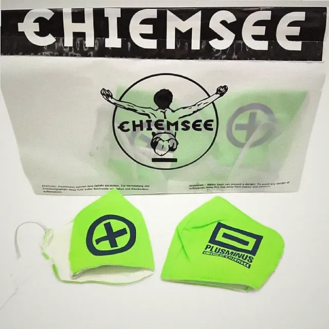Kunden Retouren Rückläufer E Ware 100 Pack á 2 Stk Chiemsee Behelfsmaske grün