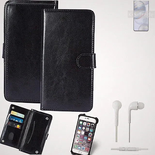KUNSTLEDER HANDYTASCHE FÜR Huawei Honor 30 + KOPFHÖRER SCHUTZ HÜLLE WALLET BO