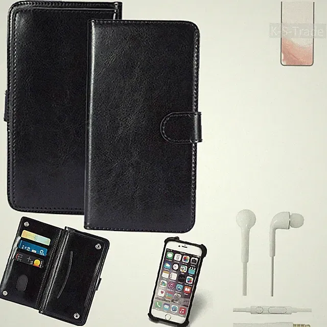 KUNSTLEDER HANDYTASCHE FÜR Samsung Galaxy S22 Exynos + KOPFHÖRER SCHUTZ HÜLLE