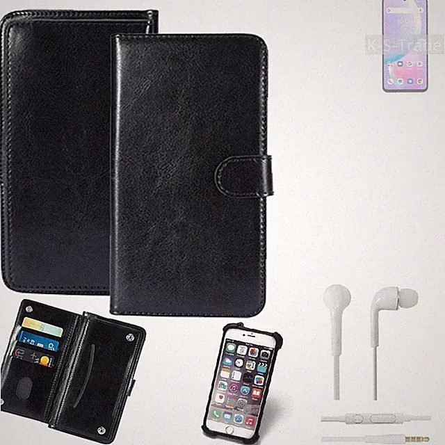 KUNSTLEDER HANDYTASCHE FÜR UMIDIGI A11 Pro Max + KOPFHÖRER SCHUTZ HÜLLE WALLE