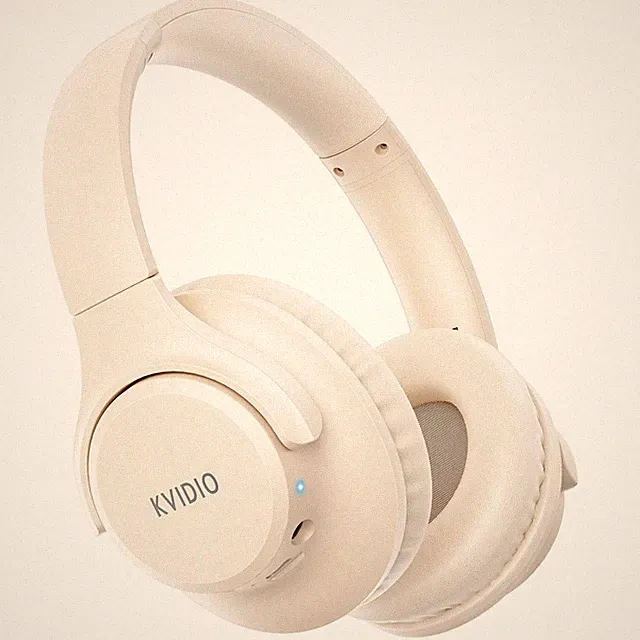 KVIDIO Bluetooth Kopfhörer Over Ear 65H Playtime Wireless Headphones mit Mikrofon