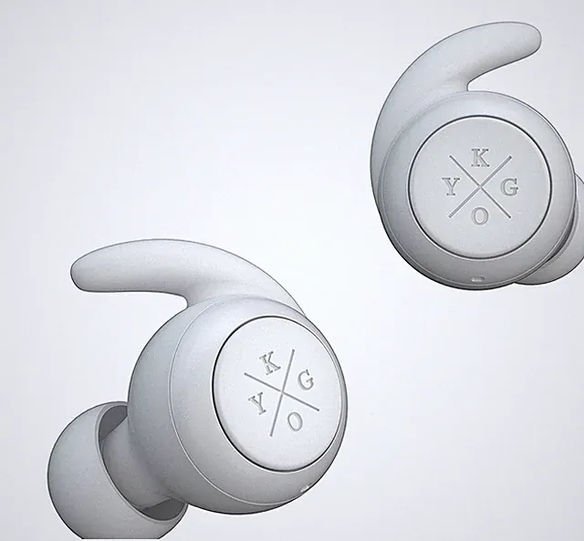 Kygo Kopfhörer InEar TrueWireless Earphones Bluetooth Ohrhörer wasserfest weiß