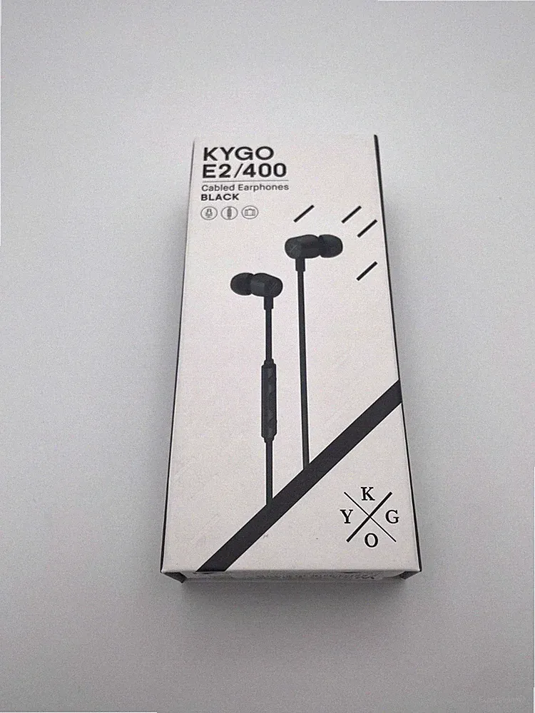 Kygo Sports Kopfhörer Headphones E2 400 Schwarz Integriertes Mikrofon Sportdesig