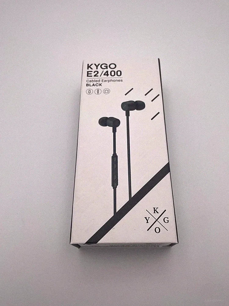 Kygo Sports Kopfhörer Headphones E2 400 Schwarz Integriertes Mikrofon Sportdesig