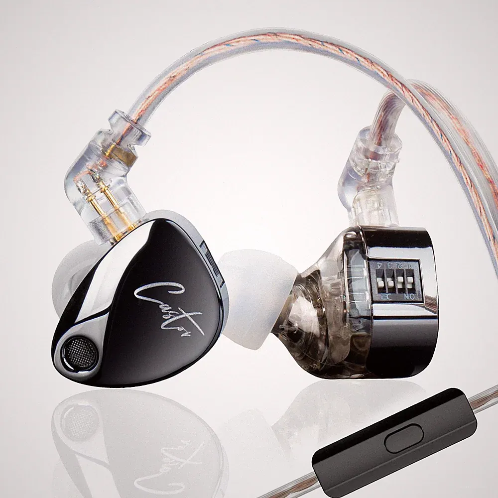 KZ Castor In Ear Monitor, Dual Dynamic Treiber, kabelgebundenes HiFi IEM, ver...