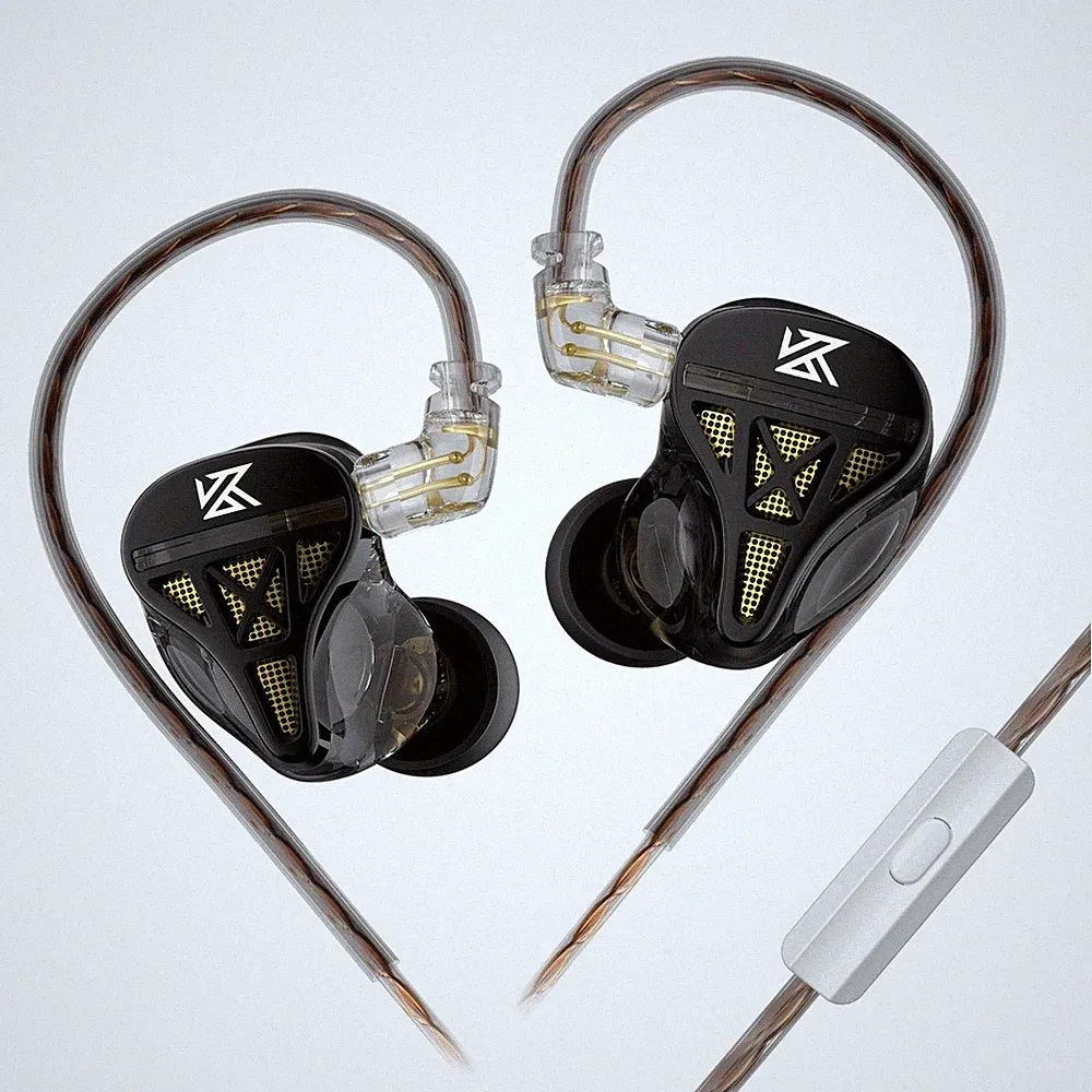 KZ DQS InEarKopfhörer, 1DD In Ear Monitor IEM kopfhörer, kabelgebunden dynami...