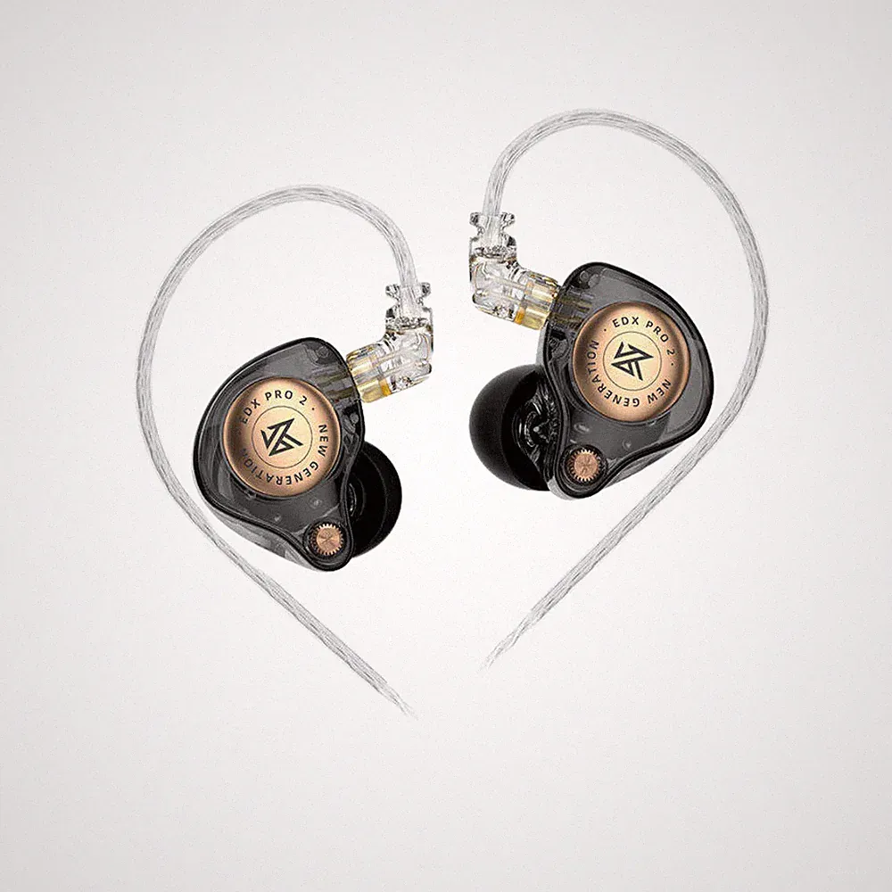KZ EDX Pro 2 IEM HiFi In-Ear Kopfhörer 10mm Treiber Abnehmbares Kabel