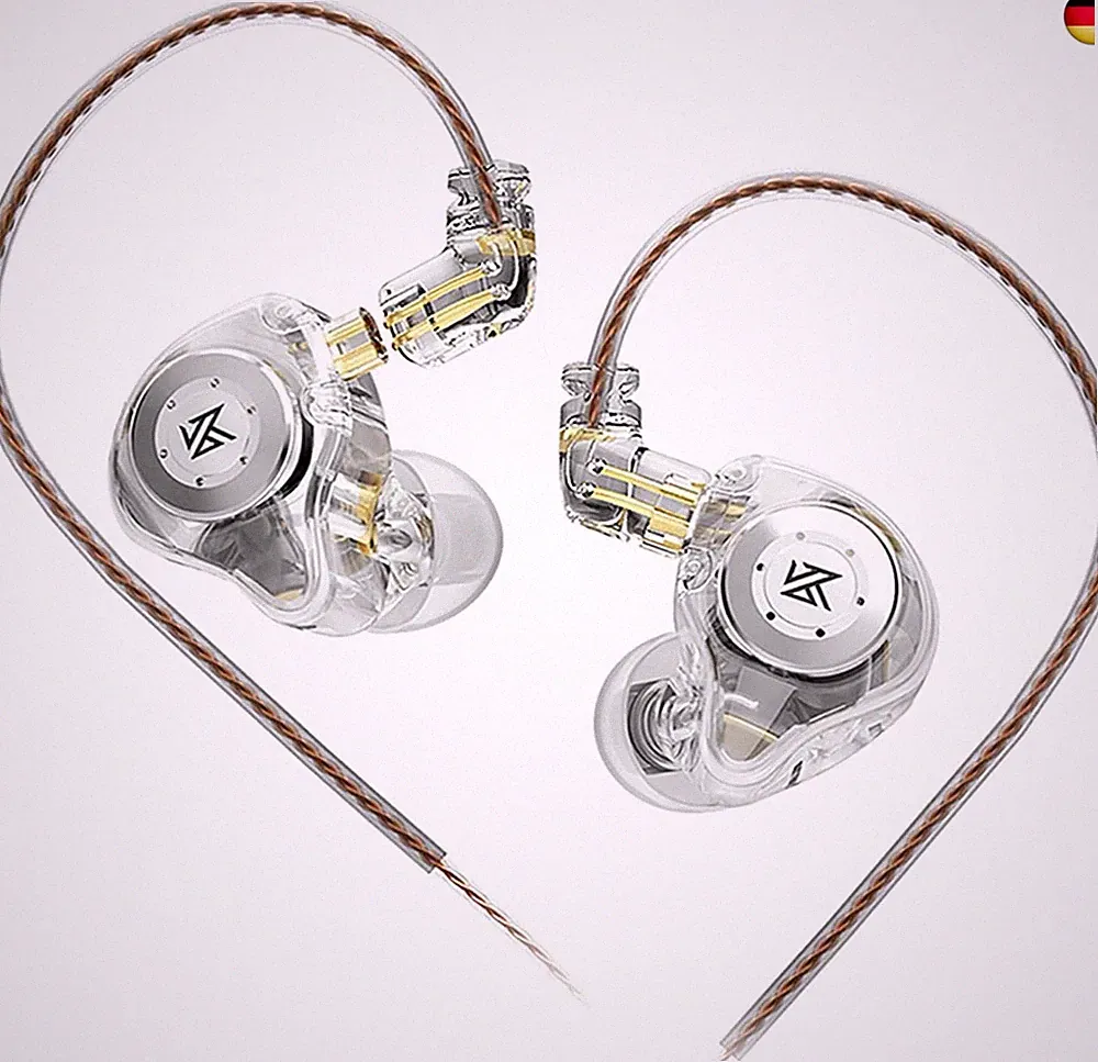 KZ EDX Pro In Ear Monitor Kopfhörer kabelgebunden KZ IEM Ohrhörer Dual DD HiFi S