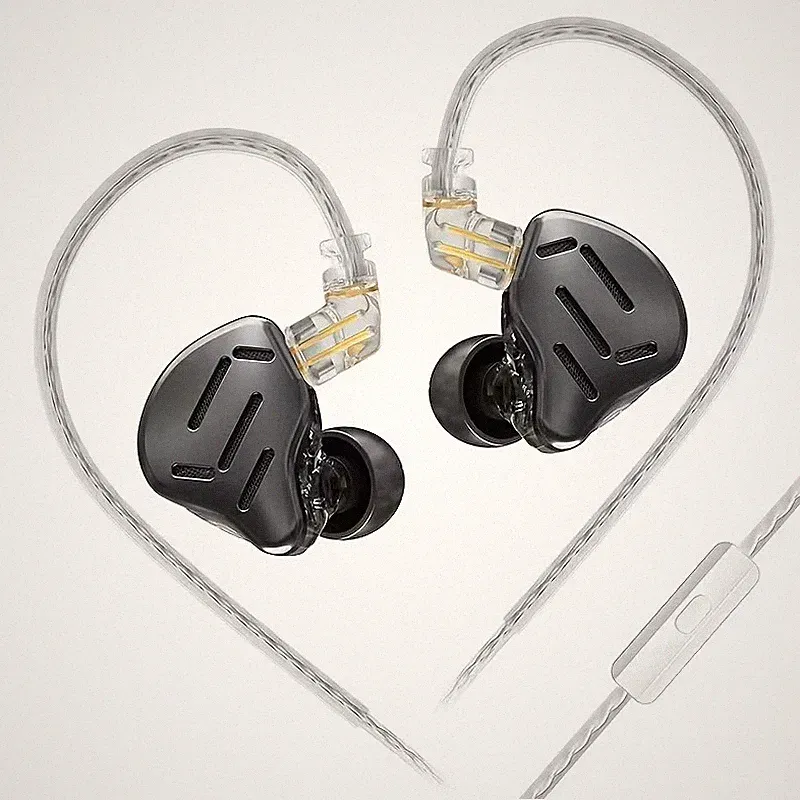 KZ ZAX Hybrid In Ear Kopfhörer 1DD+7BA HiFi Audiophil Gaming DE