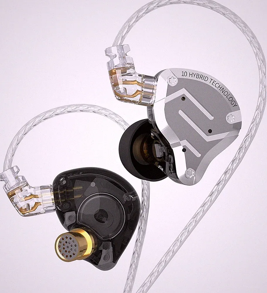 KZ ZS10 Pro In-Ear Kopfhörer 4BA 1DD Hybrid Gaming HiFi