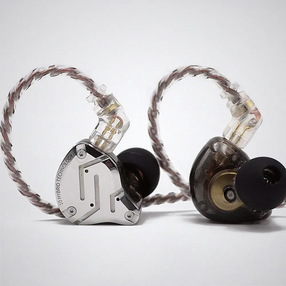 KZ ZS10 Pro In-Ear-Monitor, 4BA 1DD Hybrid-Kopfhörer, Geräuschisolierung
