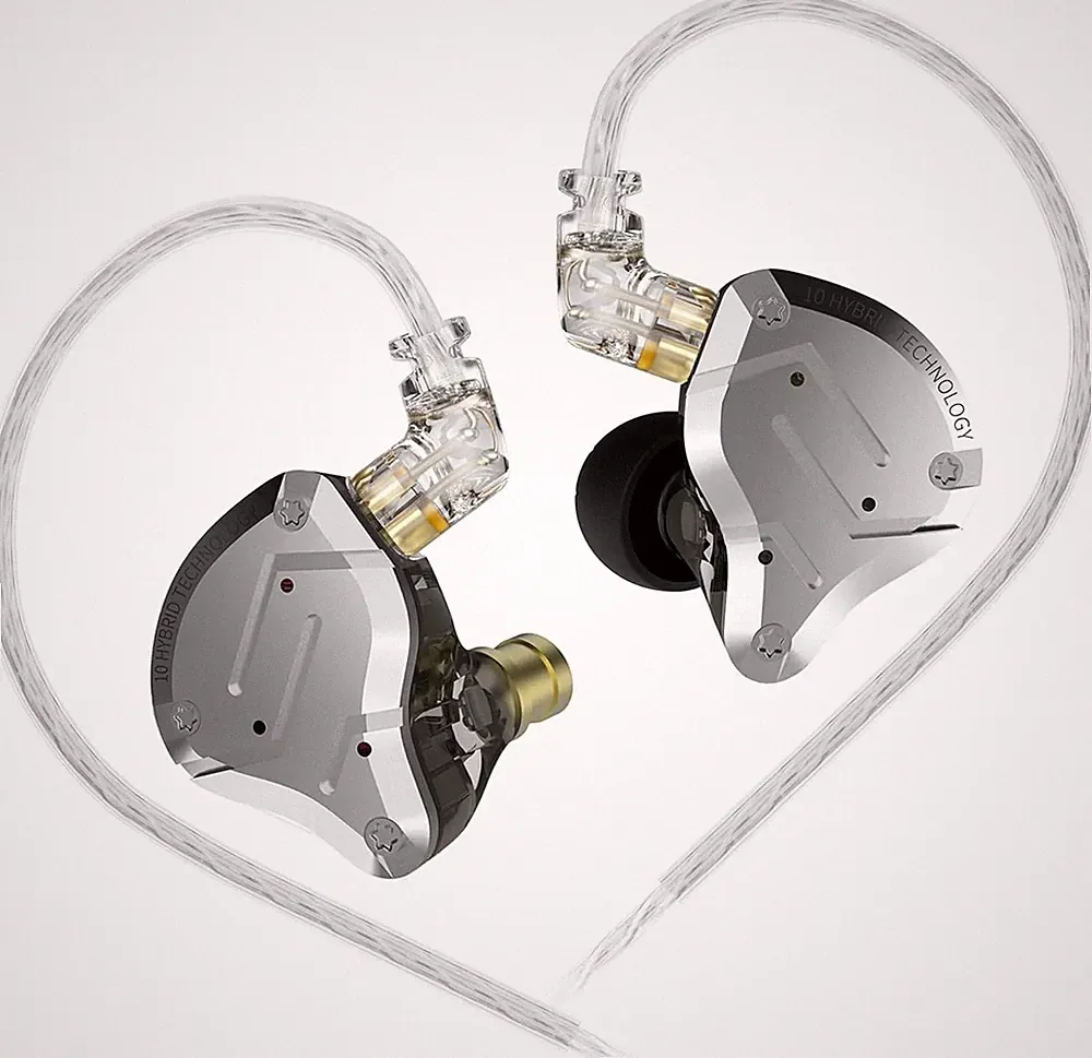 KZ ZS10 Pro Ohrhörer HiFi 4BA 1DD 0 75