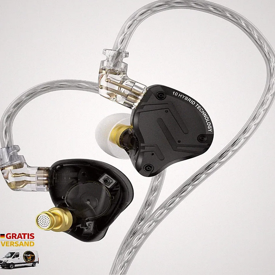 KZ ZS10 PRO X In-Ear Kopfhörer 4BA 1DD Hybrid Treiber
