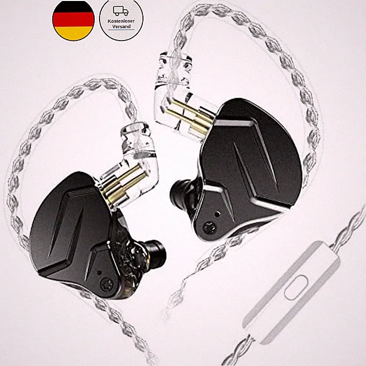 KZ ZSN Pro X In Ear Kopfhörer 3,5 mm Klinke mit Hybrid-Treiber und Mikrofon